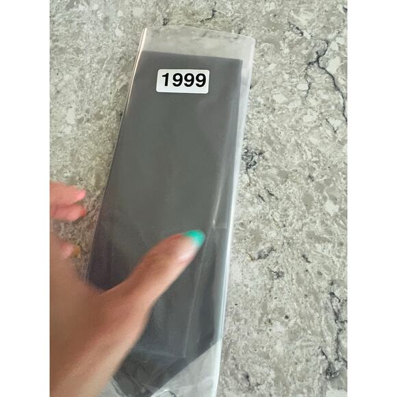 Alfani Men's Neck Tie Silk Blend Made in Italy Shimmering Gray JL - Picture 8 of 8